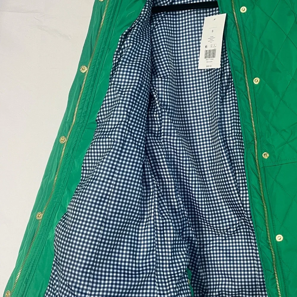 Crown & Ivy GREEN lined jacket NWT SIZE Small - Picture 10 of 11